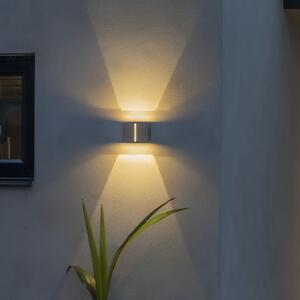 KONSTSMIDE LED nástěnná lampa Pavia 4 x 3 W tmavě šedá