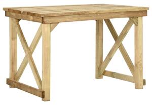 Zahradní stůl 110 x 79 x 75 cm impregnované borové dřevo
