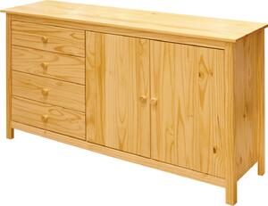 Komoda 2 dveře + 4 zásuvky TORINO