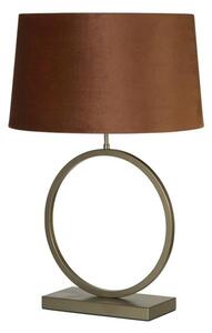Searchlight EU93102OR Velká stolní lampa ELEGANT bronzová & ORANŽOVÉ stínidlo