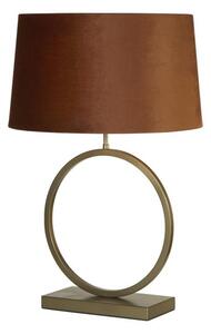Searchlight EU93102OR Velká stolní lampa ELEGANT bronzová & ORANŽOVÉ stínidlo