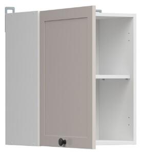 JUNONA RAMKA horní skříňka 50 cm, univerzální, bílá/kašmír