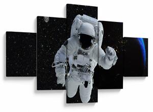 Obraz - Astronaut ve vesmíru (125x70 cm)