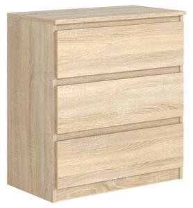 Komoda 70 cm - se 3 zásuvkami v dubu Sonoma / Rzné barvy a velikosti