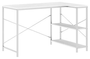 Počítačový stůl bílý 110 x 72 x 70 cm dřevotříska