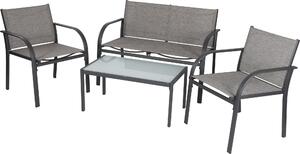 Lifetime Garden Lounge sada zahradního nábytku Paris patio furniture - 4-dílná - zahradní idle, stl a lavice