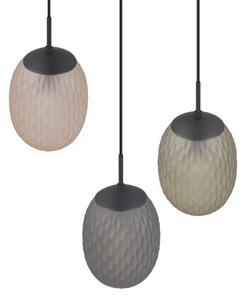 TRIO 364230317 FACETTE závěsné svítidlo D430mm 3xE27 černá matná, vícebarevná