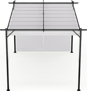 Blumfeldt Blumfeldt Pantheon Robust, pergola, 3 x 4 m, s boními roletami, prákov lakovaná ocel odolná vi povtrnostním vlivm