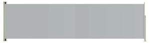 Zatahovací boční markýza 140 x 500 cm šedá