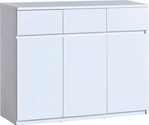 Kondela Tídveová komoda se uplíky Artemia 3D3S - arktická bílá