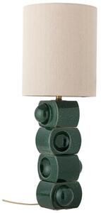 Bloomingville Zelená kameninová stolní lampa Brady