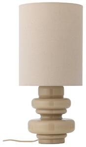Bloomingville Béžová skleněná stolní lampa Fabiola