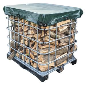 Xstrong IBC plachta s oky – 10BALENÍ – 1,2 × 1 m – Zelená – Povtrnostn odolná plachta – UV odolná – Krycí plachta pro IBC kontejnery s míí