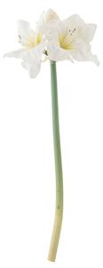 Bloomingville Bílá umělá květina Amaryllis 74 cm