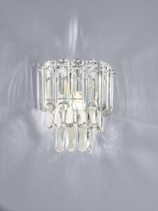 TRIO SELECT 267600106 MALIZIA nástěnné svítidlo 1xE14 chromová, průhledná