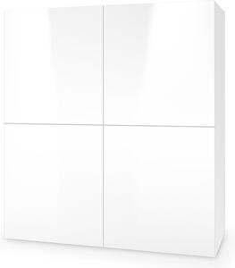 Halmar Komoda Livo KM-100 - bílá / bílý lesk