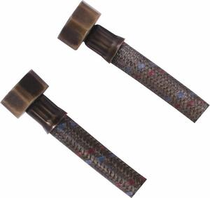 Ohebná hadice z nerezové oceli FxF 1/2 "x1/2", 40 cm, bronzová