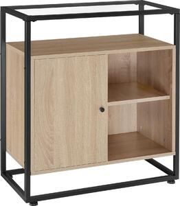 Komoda Conventry 70x38x80,5cm - Industrial Holz hell, Eiche Sonoma