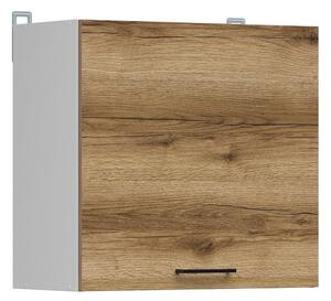 Kuchyňská skříňka Junona Line 60 cm, univerzální, bílá/dub delano jasný