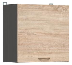 Kuchyňská skříňka Junona Line 60 cm, univerzální, wenge/dub sonoma