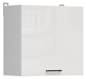 Kuchyňská skříňka Junona Line Tafla 60 cm, univerzální, bílá/bílá křída lesk