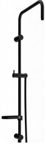 Mexen X sprchový sloup, sprchová hadice 150cm, mýdlenka, černá, 79391-70
