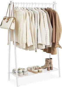 SONGMICS Šatní věšák Loft 153 cm bílý