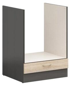 Junona Line skříňka pro vestavnou troubu BBL DPK/60/82, wenge/dub sonoma