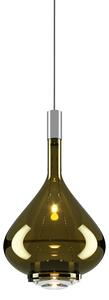 Lodes Designové závěsné LED svítidlo SKY-FALL MEDIUM, 12W, v. 38,2 cm, CRI90 Barva: Zlatá šalvěj, Teplota světla: 2700K, Barva konstrukce: Chrom