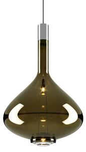 Lodes Designové závěsné LED svítidlo SKY-FALL LARGE, 12W, v. 54,2 cm, CRI90 Barva: Zlatá šalvěj, Teplota světla: 2700K, Barva konstrukce: Chrom