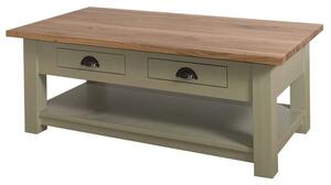 Konferenční stolek Dusty 131 - zelená/hnědá