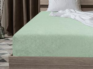Froté prostěradlo EXCLUSIVE světle mentolové 90 x 200 cm