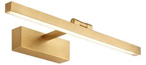 Toolight APP1863-1W, koupelnová LED svítilna, 400 mm, broušená ocel, OSW-66016
