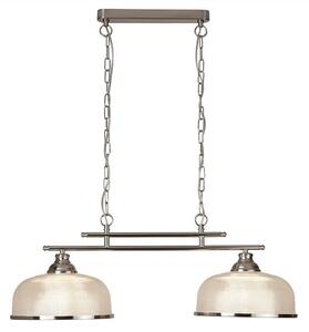 Searchlight 3592-2SS BISTRO závěsné svítidlo E27 2x7W
