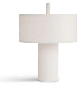 Stolní lampa New Works, Margin, stmívatelné, Bílá, Obývací pokoj, Tkanina / Textil, Skandinávský