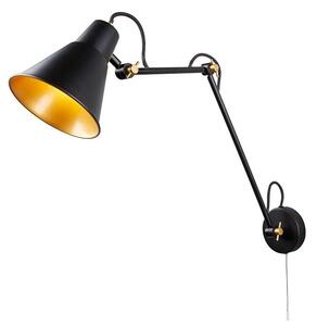 Searchlight 7403BK WALL nástěnné svítidlo E27 1x10W