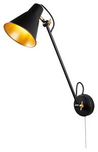 Searchlight 6302BK WALL nástěnné svítidlo E27 1x10W