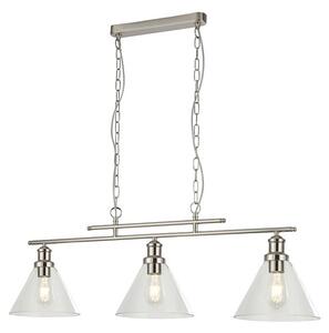 Searchlight 1277-3SS Pyramid závěsné svítidlo E27 3 x 60W