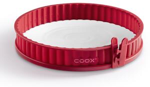 Forma na koláč coox QUICHE s porcelán. základnou průměr 26 cm Barva: Červená