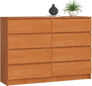 Akord Kredenc 8 zásuvek ole 138x40x99 cm