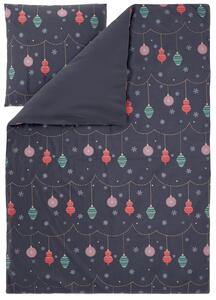 Livarno® Ložní povlečení z mikrovláknitého saténu, 140 x 200 cm, 70 x 90 cm (navy modrá) (100412481004)
