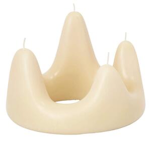 Ferm Living Svíčka Stala Ring, sand