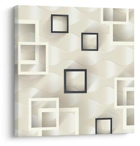 Geometrický abstraktní obraz (30x30 cm)