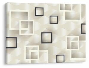 Geometrický abstraktní obraz (70x50 cm)