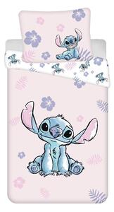Jerry Fabrics Povlečení Lilo a Stitch Pink - Lilo a Stitch - růžová | 140 x 200 cm / 70 x 90 cm