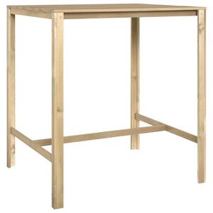 Barový stůl 110 x 100 x 110 cm impregnovaná borovice