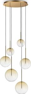 Ideal Lux 345406 EQUINOXE závěsné svítidlo 6xG4 měděná