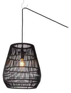 LUCIDE 03844/01/30 NERIDA venkovní závěsné svítidlo 1xE27 D350mm IP44 černá