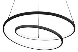 Ideal Lux 342412 OZ závěsné svítidlo D800mm LED 52W 5800/2330lm 2700K černá ON-OFF