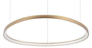 Ideal Lux 341637 GEMINI závěsné svítidlo LED 78W 8600/5130lm 2700K mosazná ON-OFF